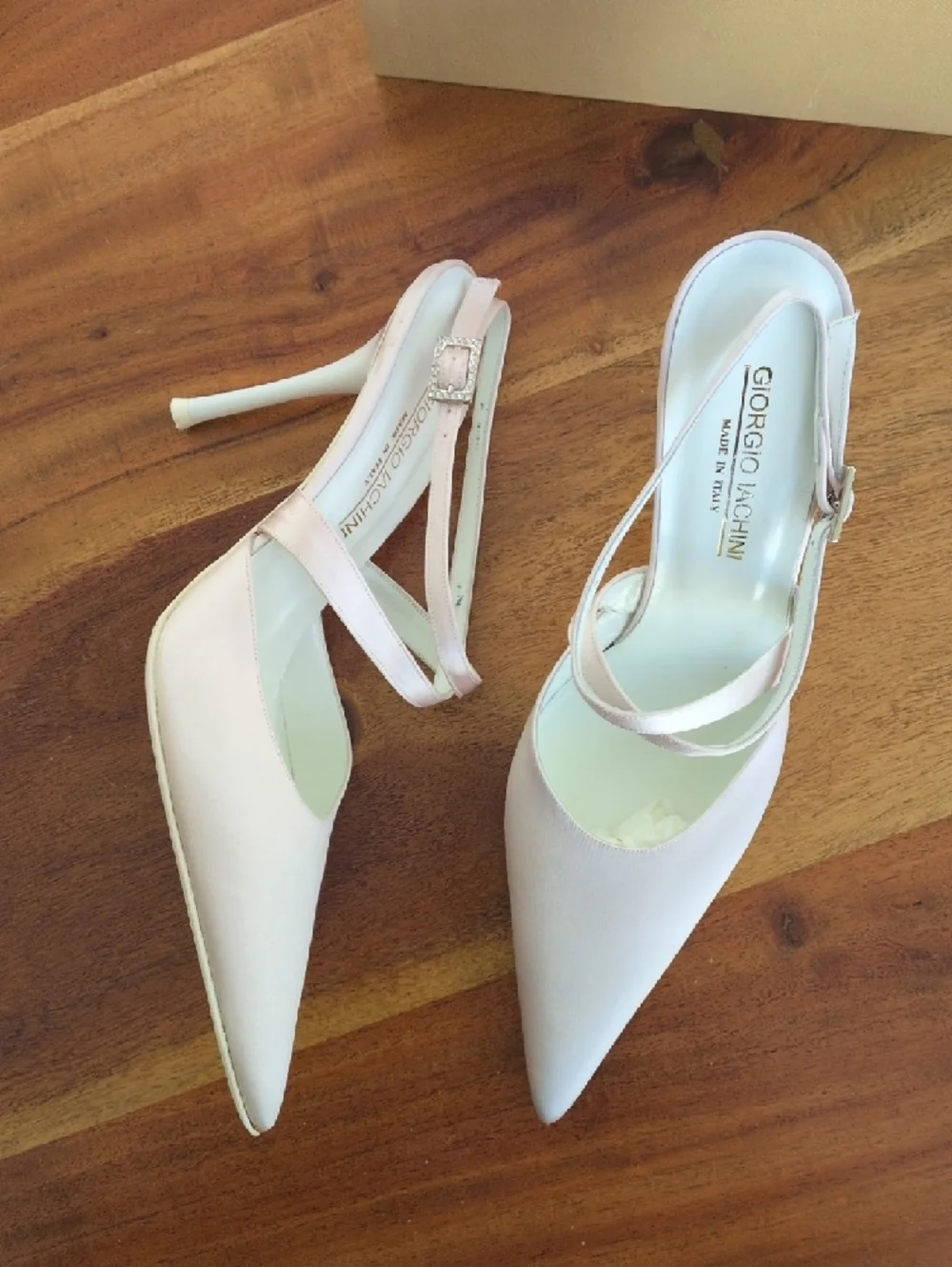 🆕 Women's Pointed Toe Slingback Pumps in Light Pink